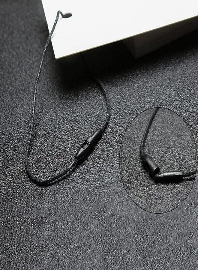 Aakriti Wax Hang Tag String Rope with Snap Lock Pin Loop Fastener Hook Ties for Clothes Gift Bags Price Tags Shoes Tag Rope for Belts Pocket Luggage Label Attachment (Black Wax Tag, 1000pcs) - Image 3